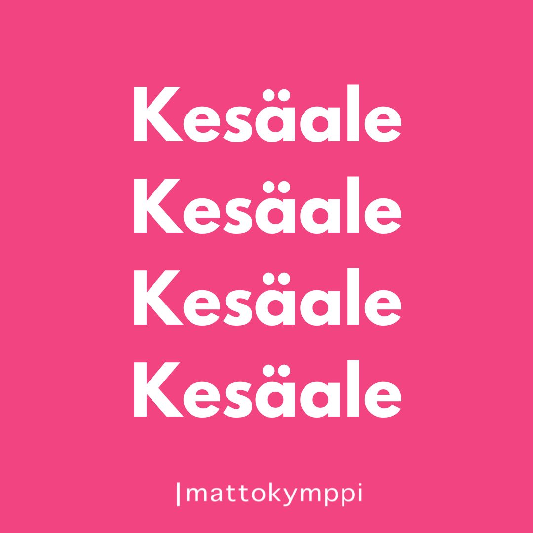 Kesäale